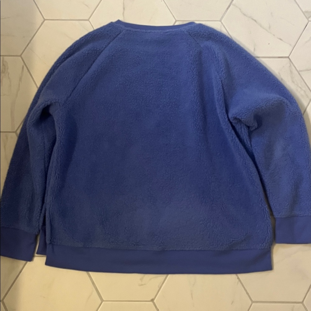 Vineyard Vines Blue Fleece Pullover - Picture 5 of 6